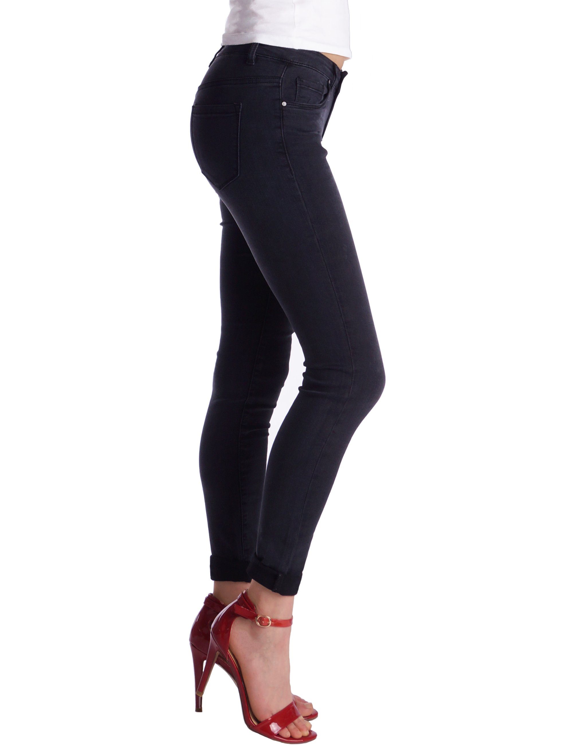 Stretch, Schwarz Fraternel 5-Pocket-Style Skinny-fit-Jeans