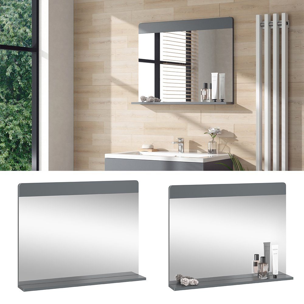 Vicco Badspiegel Izan, Grau, 80.1 x günstig online kaufen