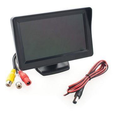 CARMATRIX CM-298 Rückfahrkamera (4,3 ZOLL Auto Digital TFT LCD Monitor für Rückfahrkamera)