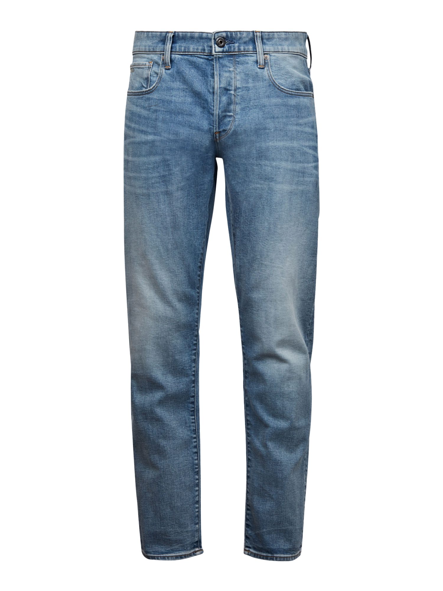 G-STAR 5-Pocket-Jeans blau,Basic,Baumwolle,Unifarben,Straight Leg,Mittel