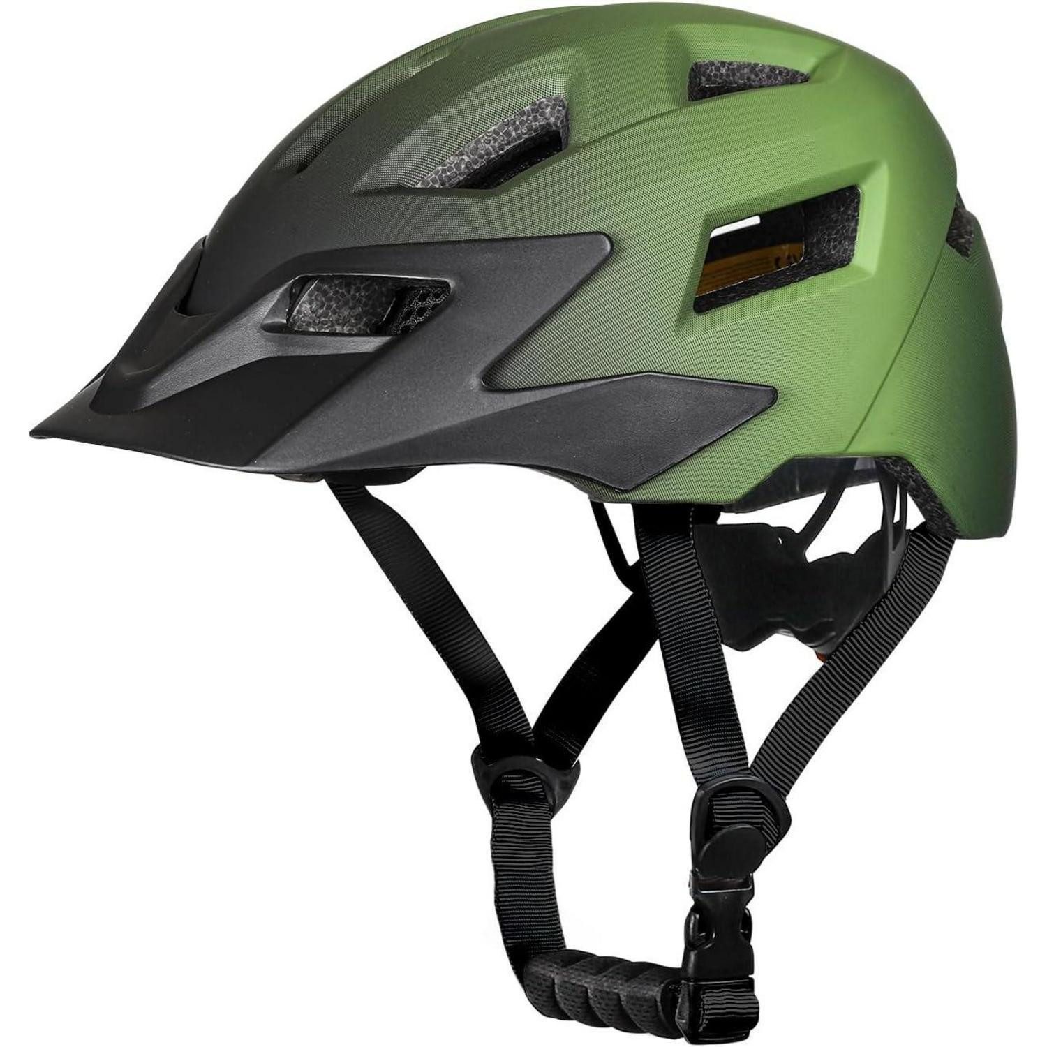 Kinderfahrradhelm Fahrradhelm Kinder Verstellbar Skaterhelm S (52-56 cm) Grün