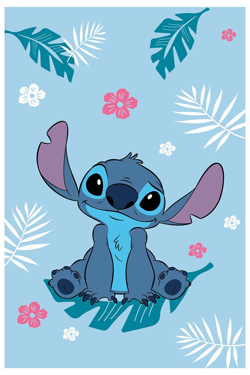 Kinderdecke Disney Lilo & Stitch Fleecedecke günstig online kaufen