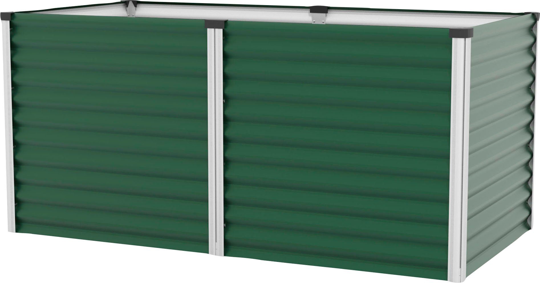 Vitavia Hochbeet Meta 858, BxTxH: 96x188x86 cm, seegras/alu