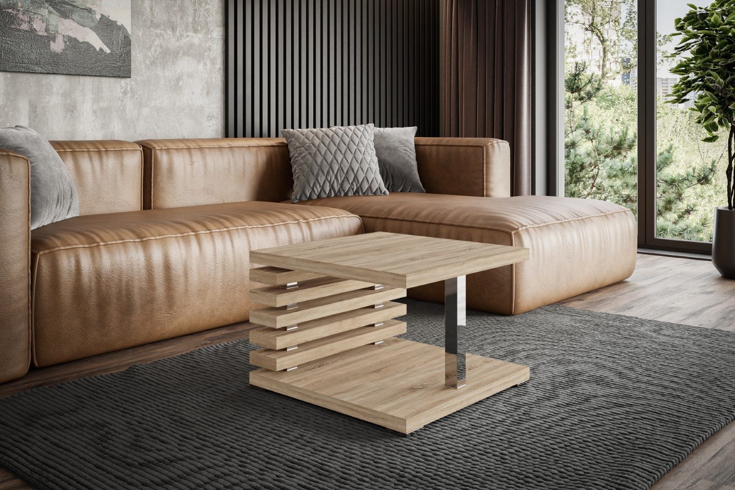 ALTDECOR Couchtisch YOTO +2, Tisch für Couch aus hochwertigem Holzwerkstoff günstig online kaufen