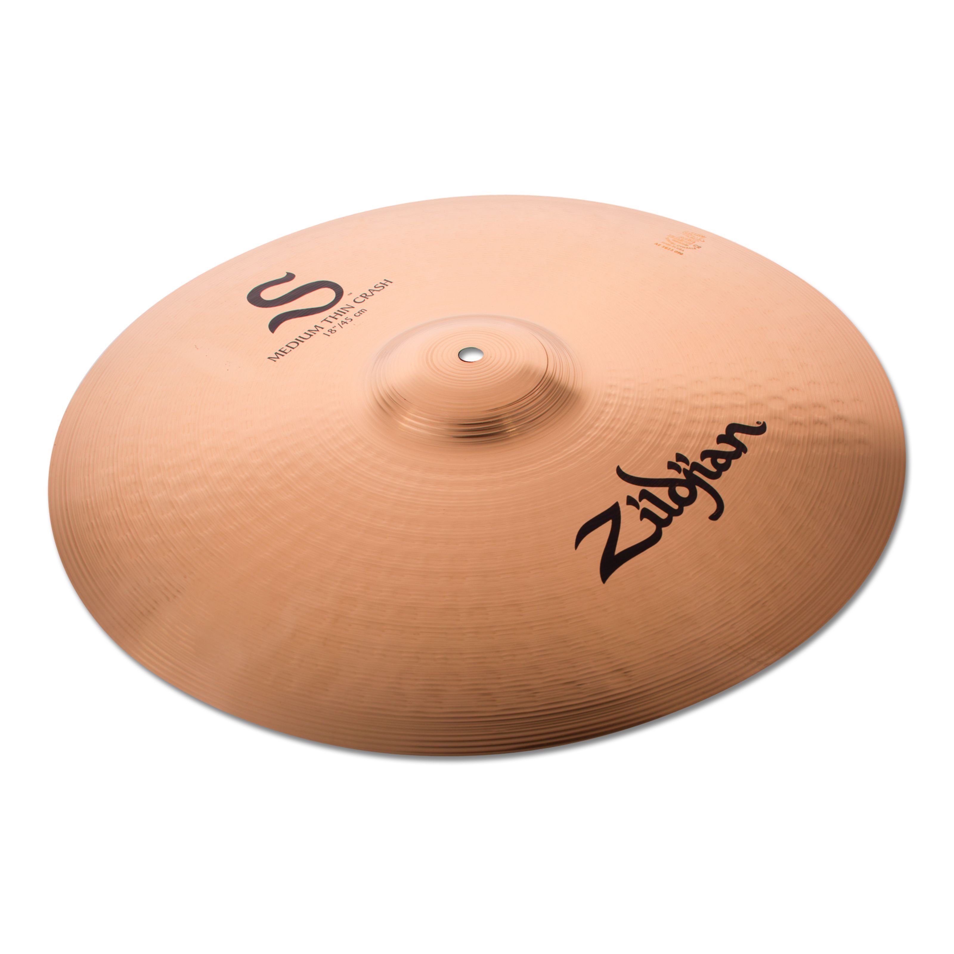 Zildjian Becken,S-Series Medium Thin Crash 18" Brilliant, Cymbals, Crash Becken, S-Series Medium Thin Crash 18" Brilliant - Crash Becken