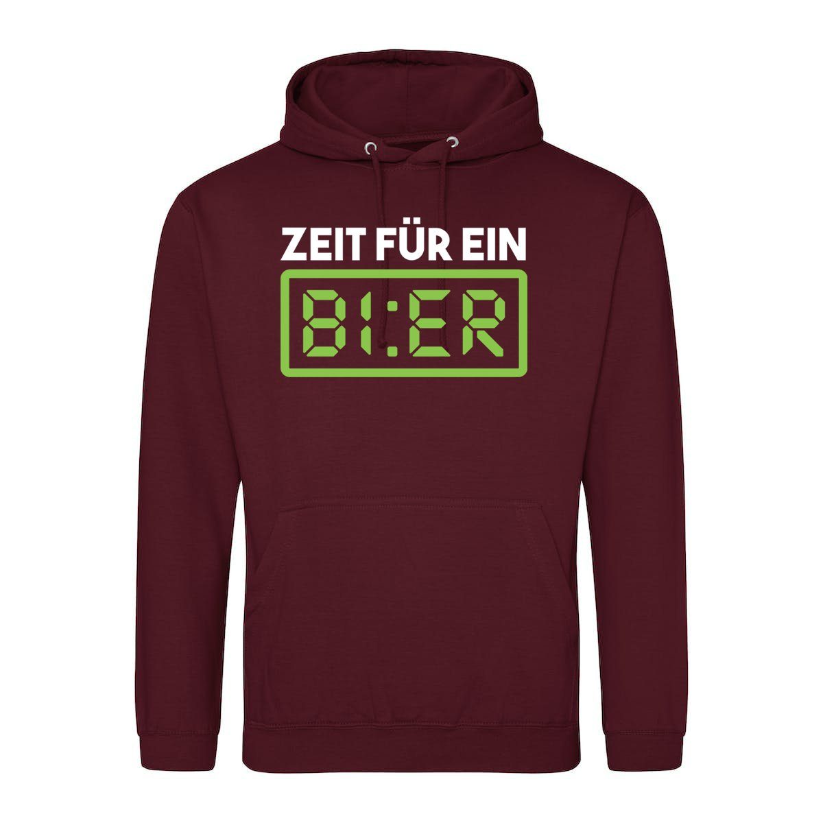 Kapuzenpullover "Zeit Für Ein Bier" Herren Hoodie Pullover