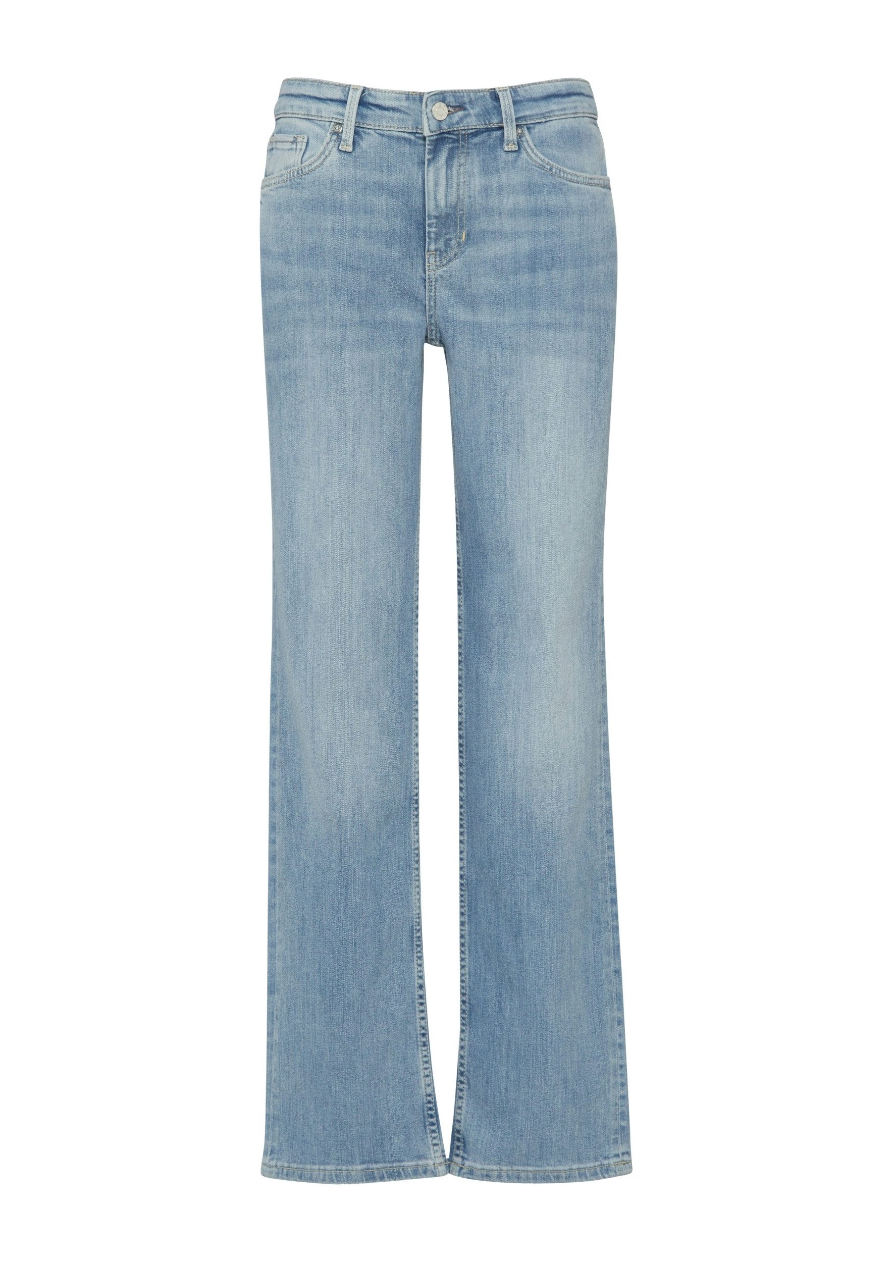s.Oliver Gerade Jeans s.Oliver - Jeans Karolin - Regular Fit, Mid Rise, Straight Leg