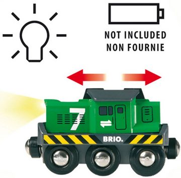 BRIO® Spielzeug-Eisenbahn BRIO® WORLD, Batterie Frachtlok, mit LichtfunktionMade in Europe, FSC® - schützt Wald - weltweit