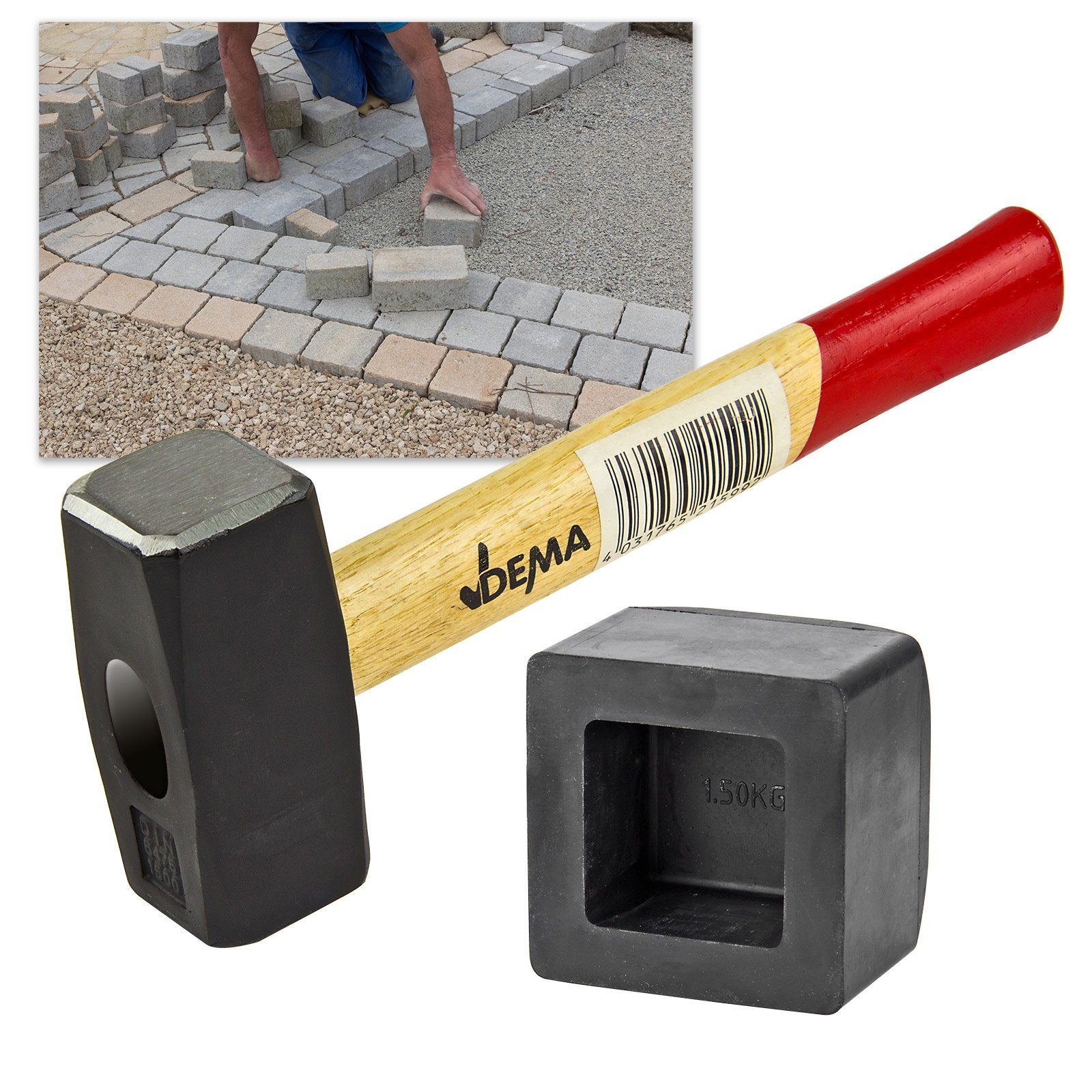 DEMA Hammer Pflasterhammer PH 1500 günstig online kaufen