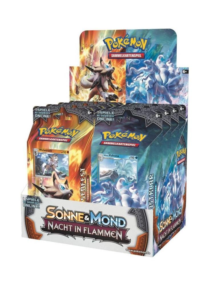 Pokemon Karten Sonne Und Mond Nacht In Flammen POKÉMON Sammelkarte »Nacht in Flammen Themendeck«, Themendecks online