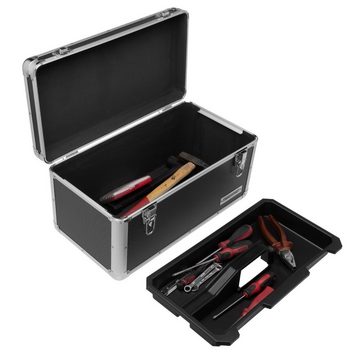 anndora Werkzeugkoffer 28 L Transportbox XL Werkzeugkasten Werkzeugbox - schwarz