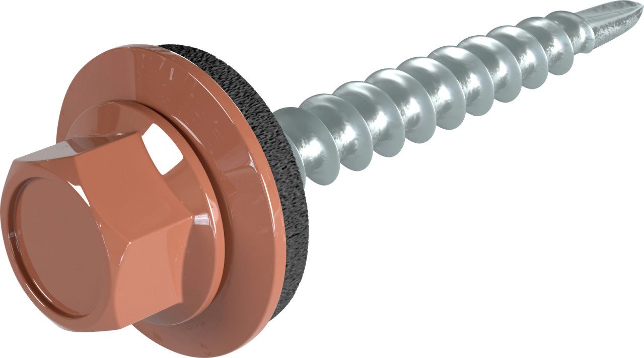 WECKMAN Blechschraube Weckman Bohrschrauben 4,8 x 35 mm sechskant - 100