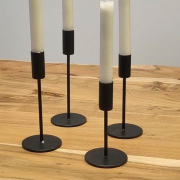 Ambiente Haus Kerzenständer Kerzenständer 4er Set - (H) 20 cm (1 St)