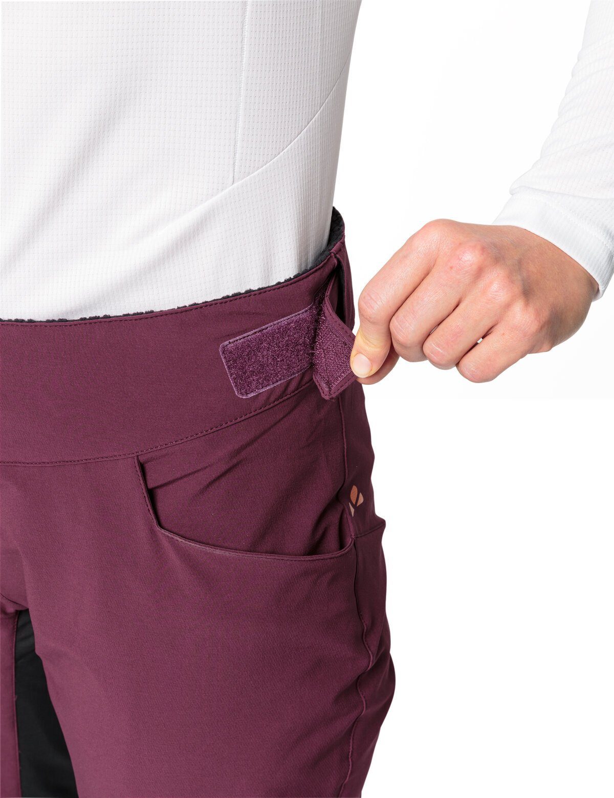 VAUDE Funktionshose Women's Qimsa Light Softshell Pants (1-tlg) atmungsaktive und schnelltrocknende Radhose