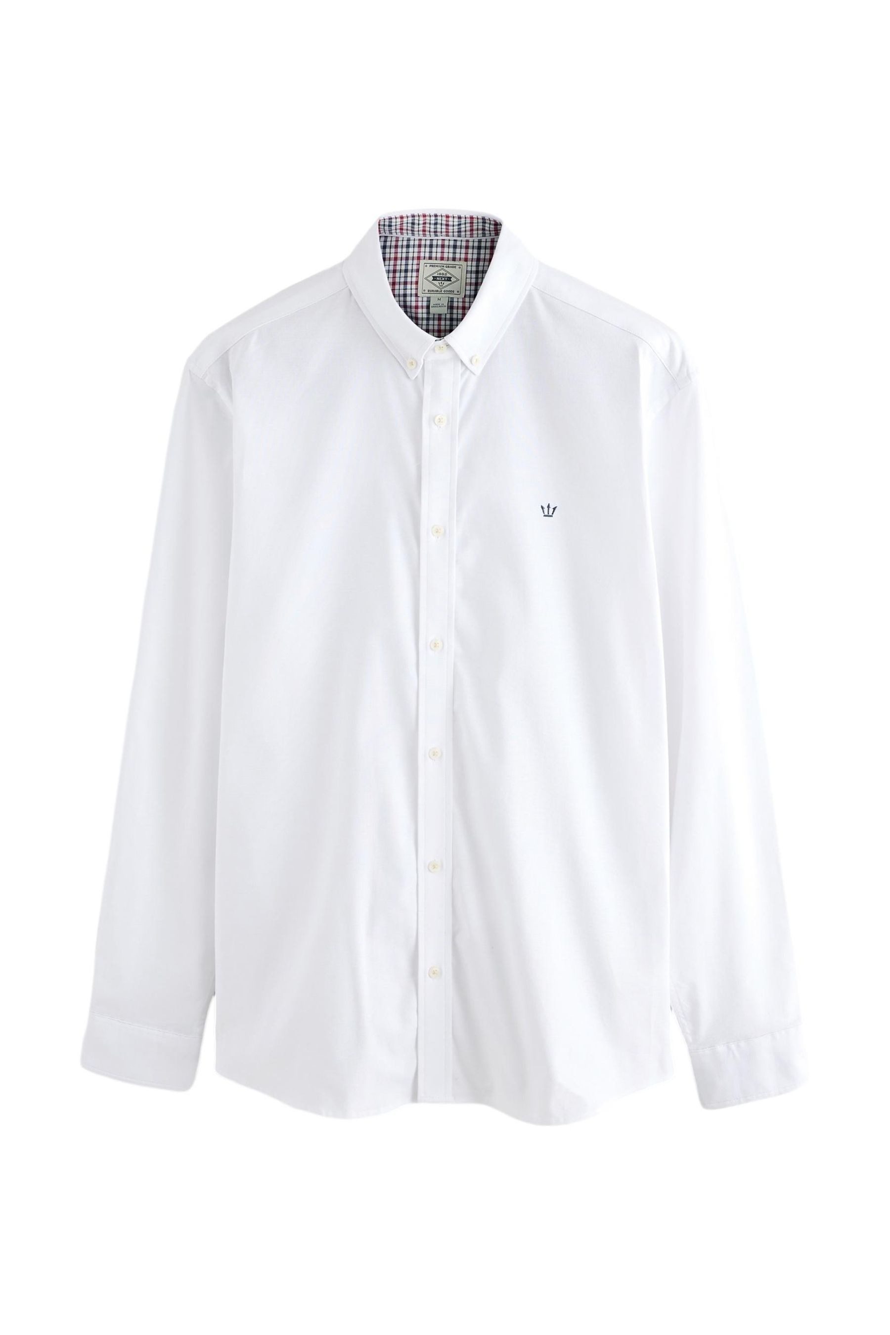 Next Langarmhemd Langärmeliges Oxfordhemd mit Stretch günstig online kaufen