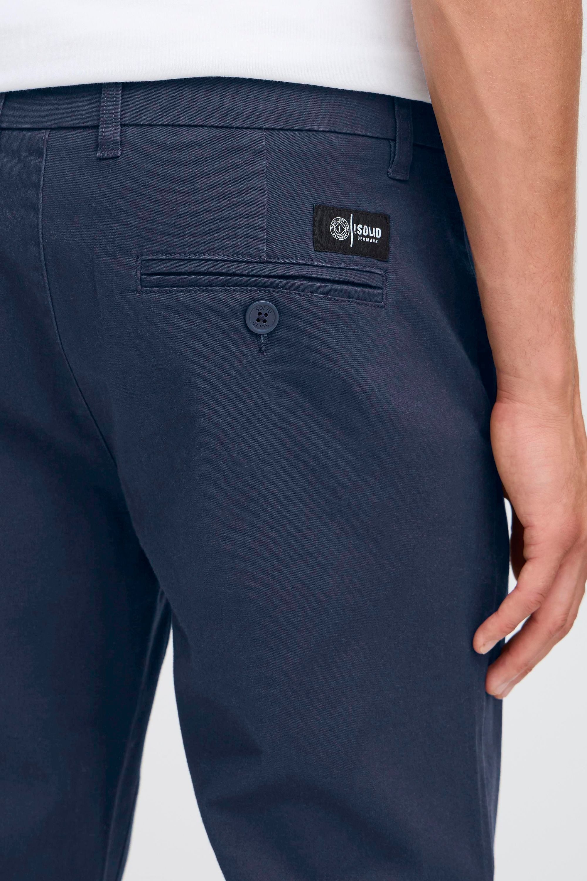 !Solid Chinohose SDChase Stoffhose mit Gürtelschlaufen - Regular Fit
