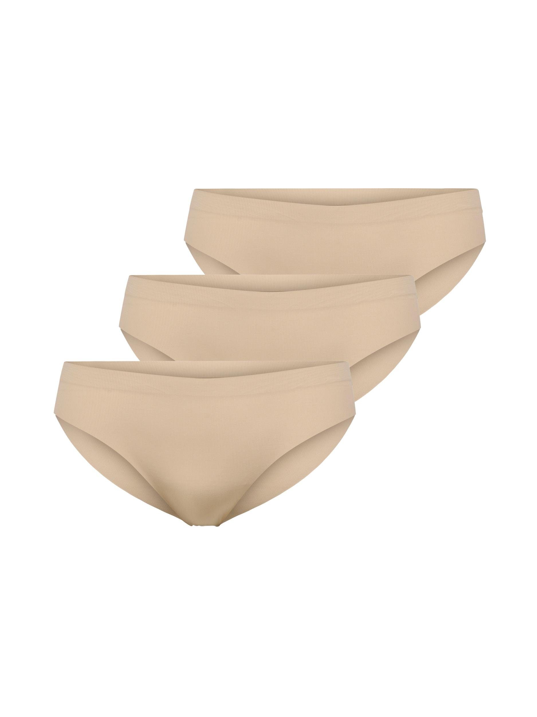 ONLTRACY BRIEF RIB (Set, INVISIBLE 3-St) Nomad 3-PACK ONLY Slip