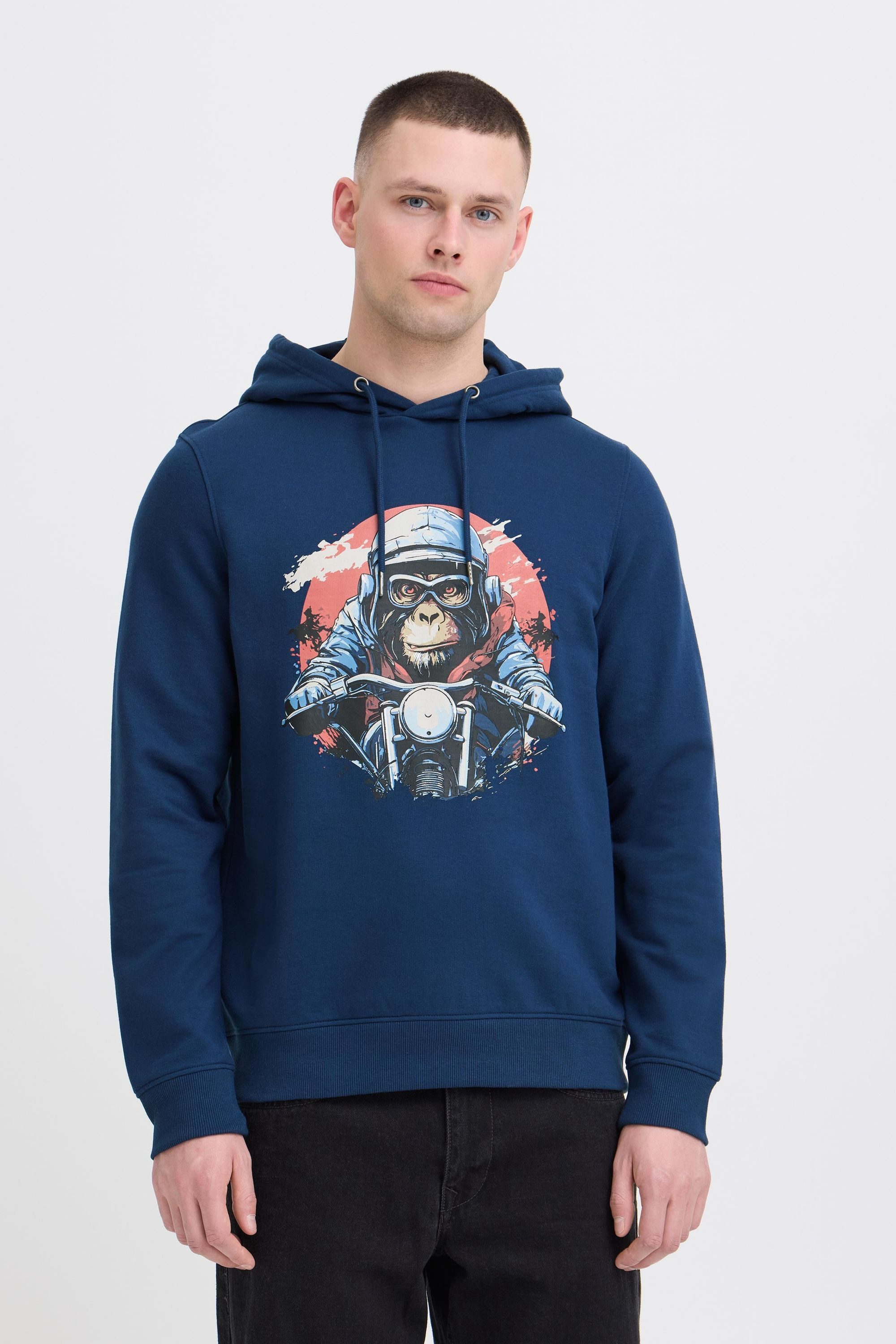 Blend Kapuzenpullover BHRona Animal print Hoodie mit Animal Print