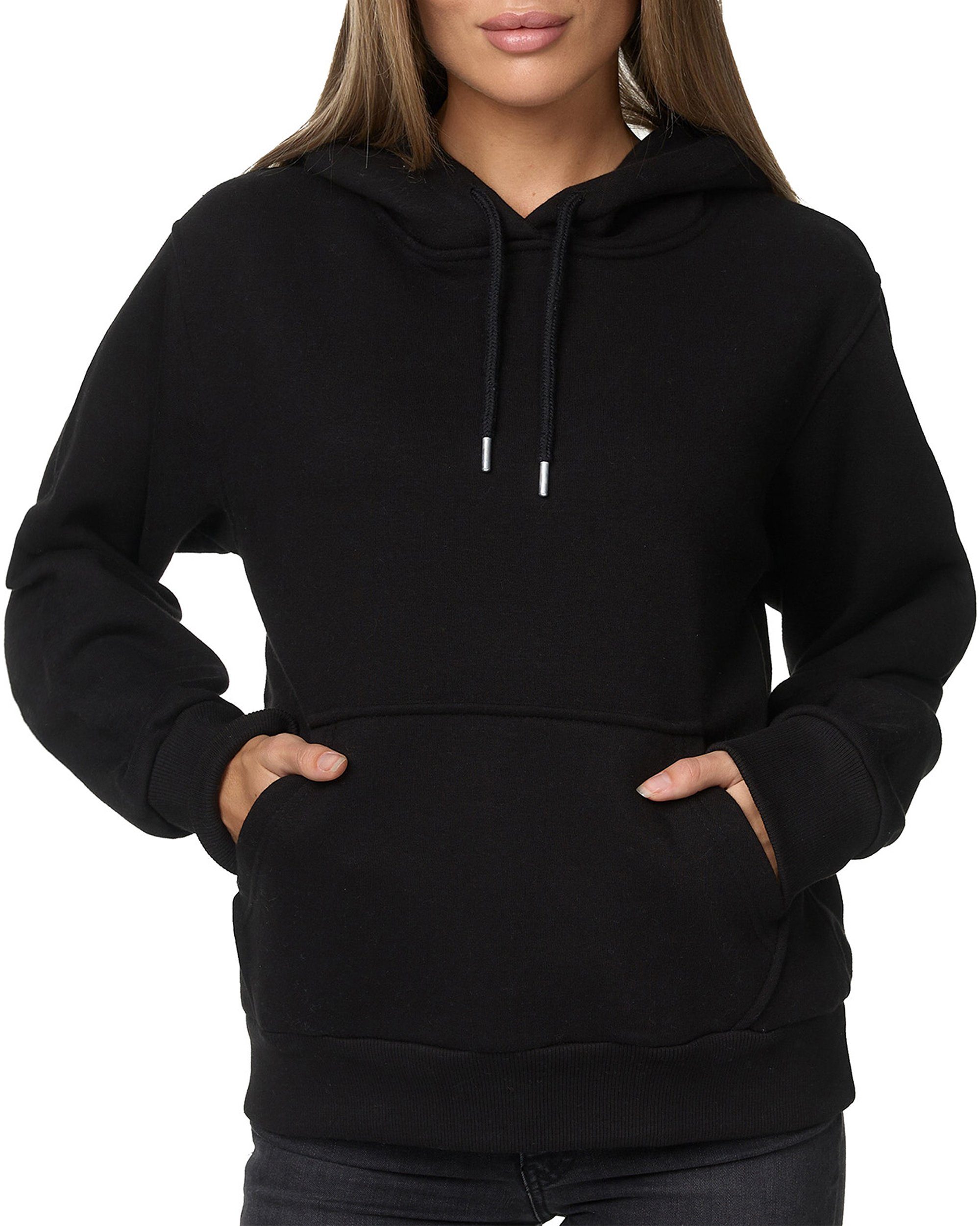Kapuzensweatshirt Hoodie Damen Kapuzenpullover