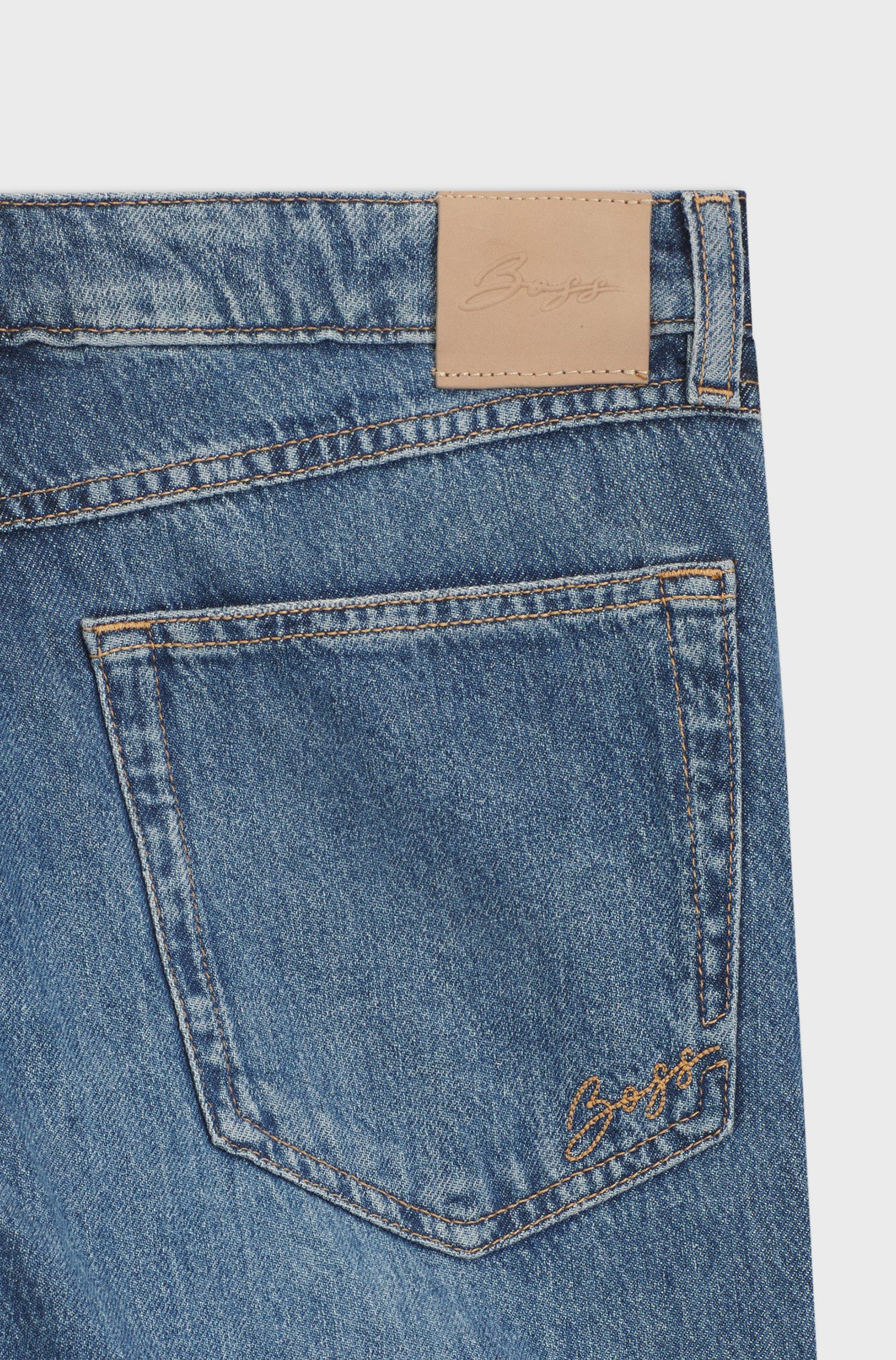 BOSS ORANGE 5-Pocket-Jeans mit Ballon-Bein (1-tlg)