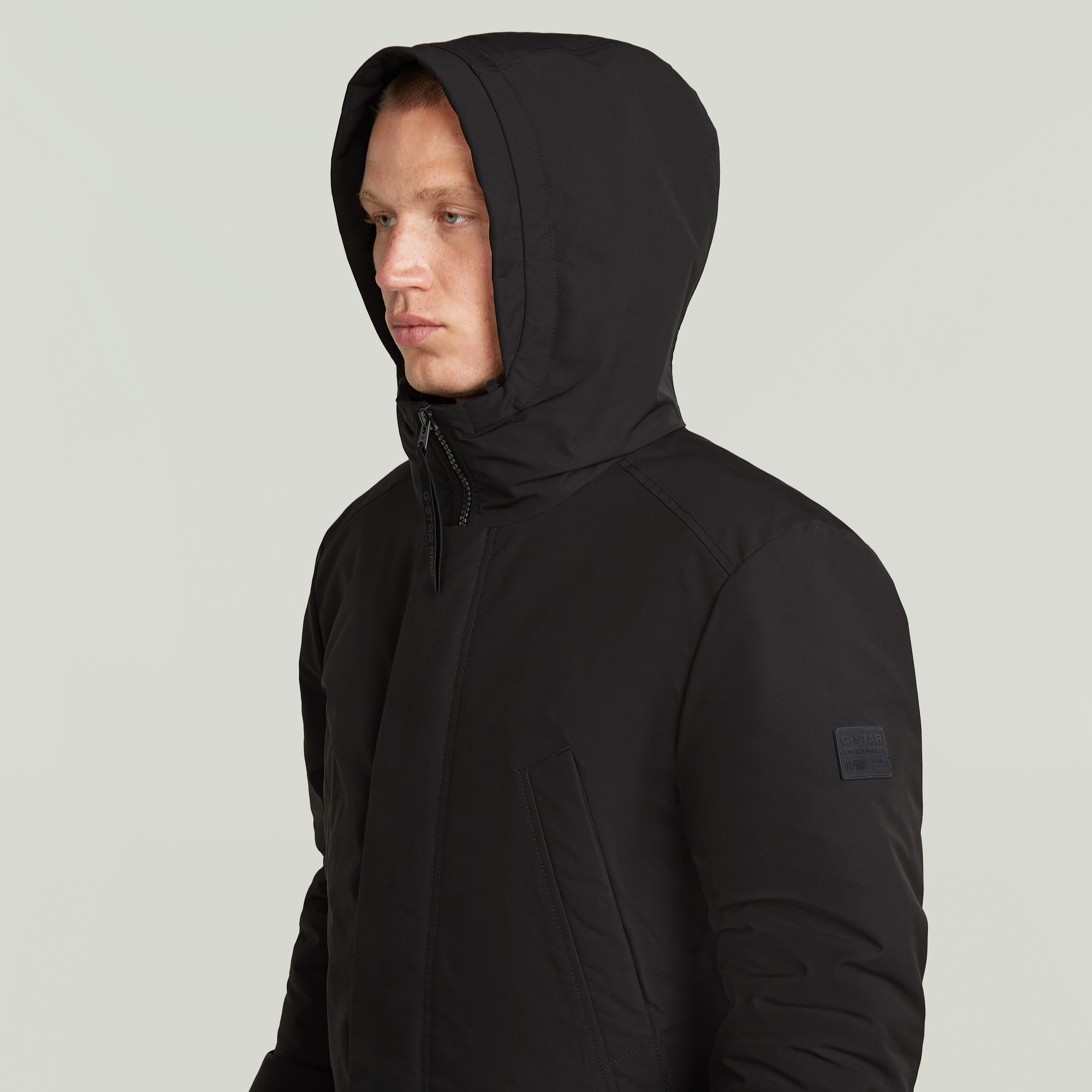 G-STAR Parka Clean Vodan Padded Hooded mit Kapuze, Regular Fit