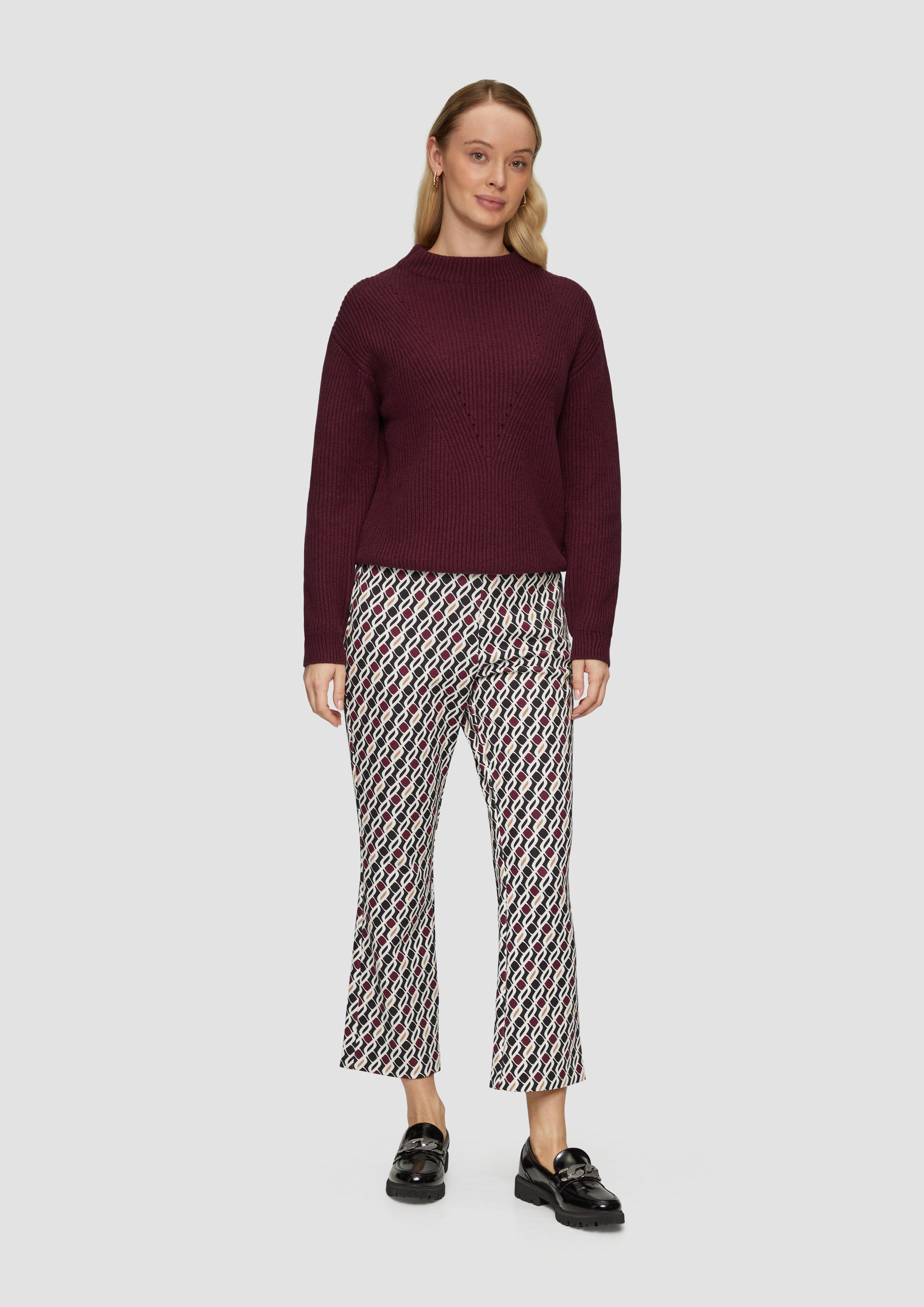 s.Oliver BLACK LABEL 7/8-Hose Slim-Fit-Hose mit günstig online kaufen