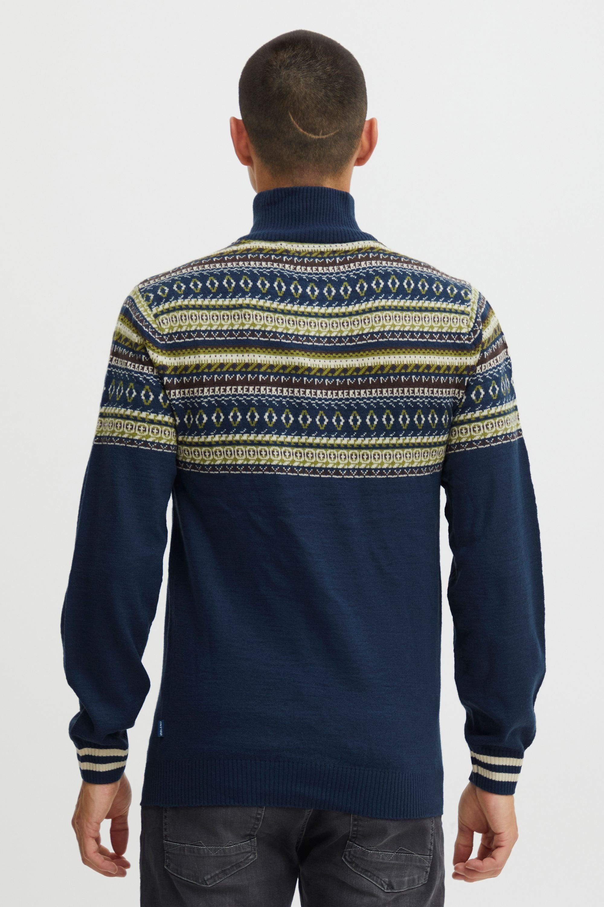 Blend Strickpullover BHGrote Stilvoller Feinstrick-Troyer