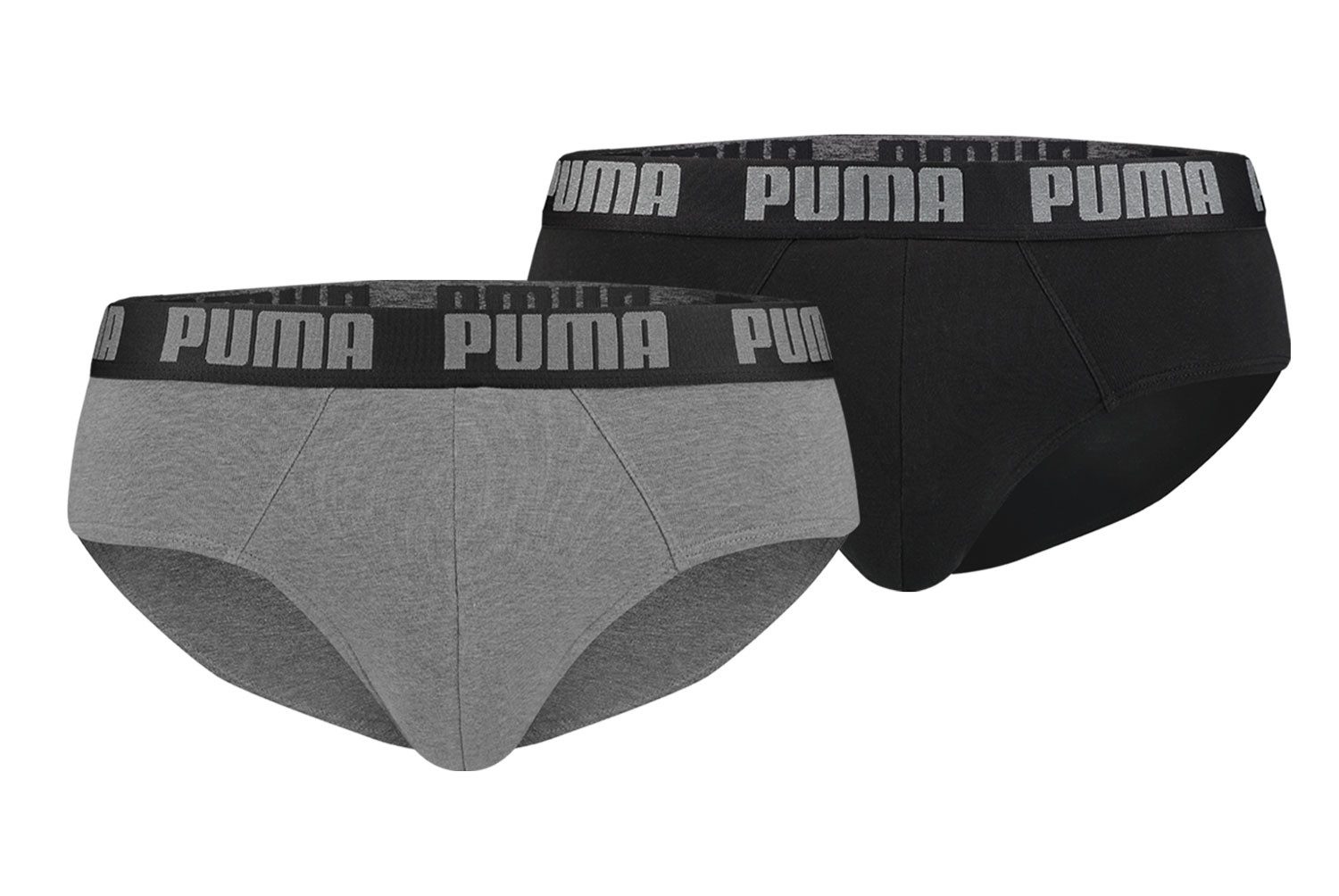 PUMA BODYWEAR Slip Logo Webbund (2-St) günstig online kaufen