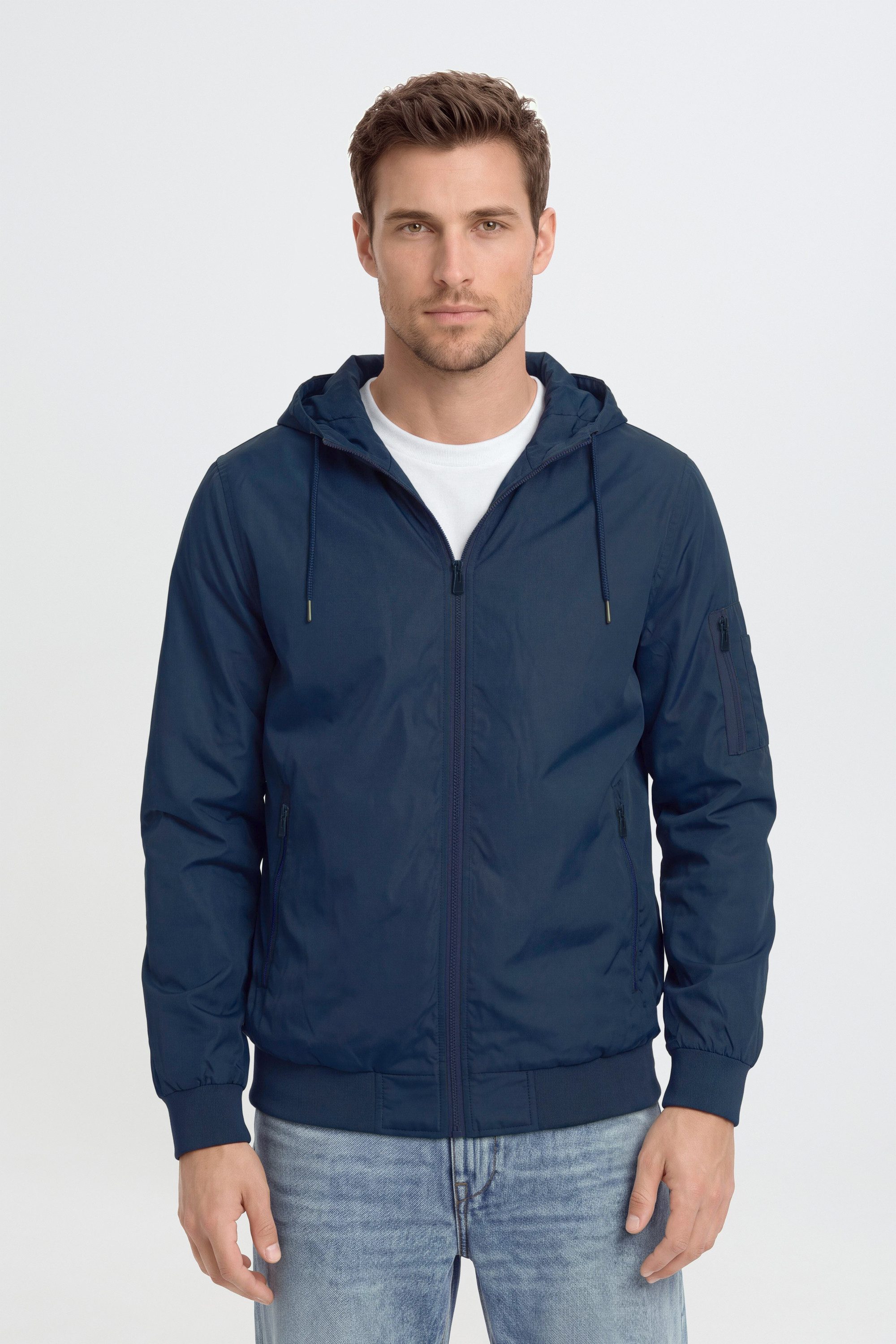 Blend Windbreaker BHRazy Lässige Übergangsjacke mit praktischen Reißverschlusstaschen