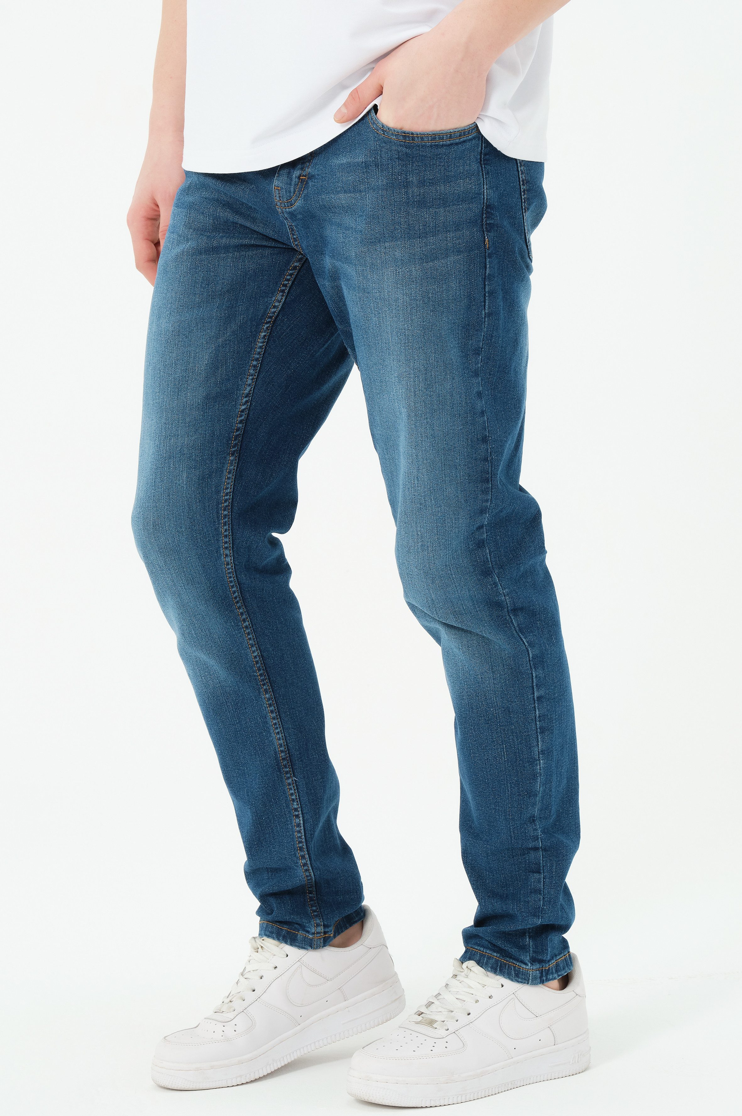 Smith & Solo Stretch-Jeans Hosen, Jeans Herren Slim Fit, Jeanshose 5-Pocket Design, Schmale Jeans, Slimfit