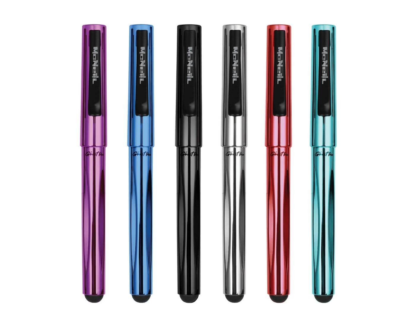 McNeill Buntstift Radierbarer Füller mit blauer Tinte - Metallic Mix (einzeln)