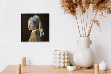 OneMillionCanvasses® Gemälde Mädchen mit Perlenohrring - Gemälde - Alte Meister - Vermeer, (1 St), Leinwand Bilder für Wohnzimmer Schlafzimmer