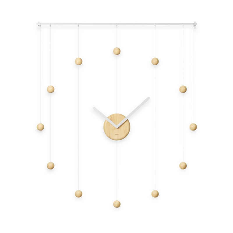Umbra Wanduhr Hangtime Clock weiß/natur