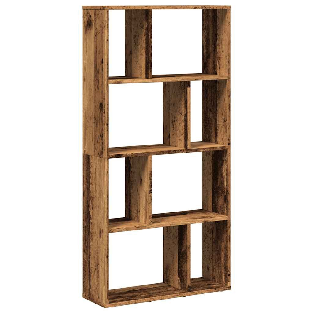 vidaXL Bücherregal Bücherregal Altholz-Optik 60x20x120,5 cm Holzwerkstoff, 1-tlg.