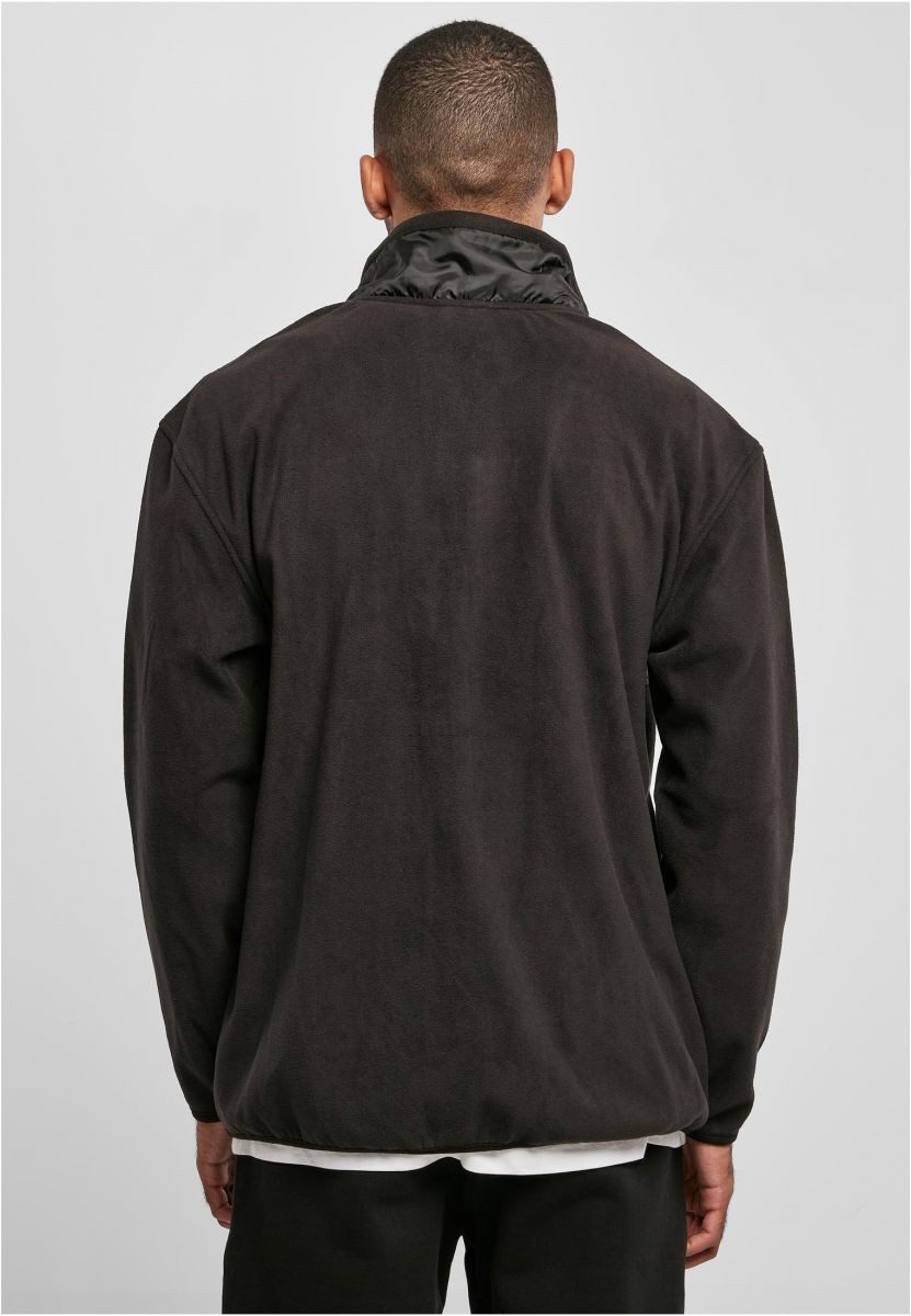 URBAN CLASSICS Outdoorjacke Patched Micro Fleece Jacket Herren Jacke