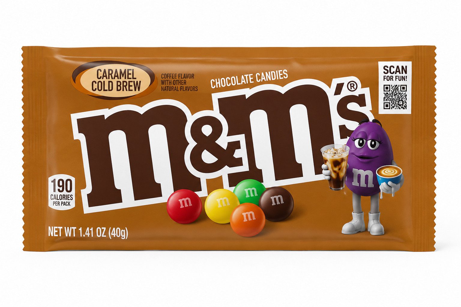 M&M's Schokolade M&M’s Caramel Cold Brew 40 g – Schoko-Karamell mit Cold Brew Geschmack