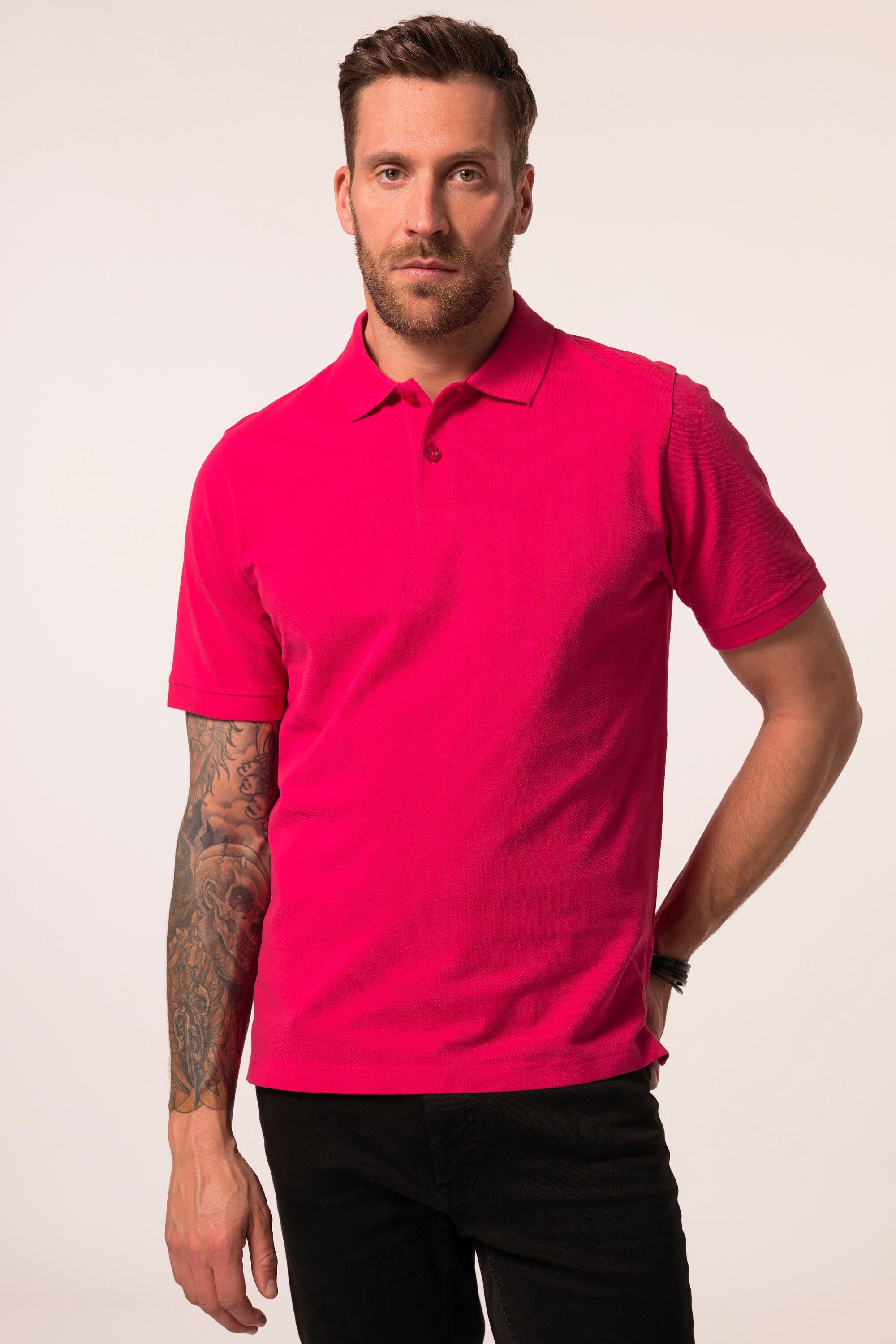 JP1880 Poloshirt bis 8XL Poloshirt Oberteil Knopfleiste Hemdkragen günstig online kaufen