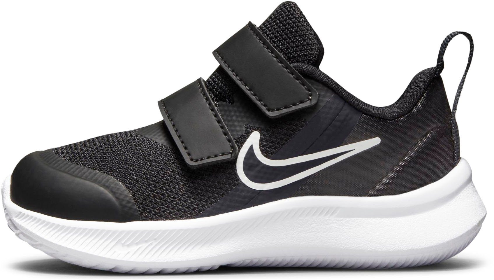 (TD) Klettverschluss Laufschuh STAR 3 Nike RUNNER mit schwarz-grau