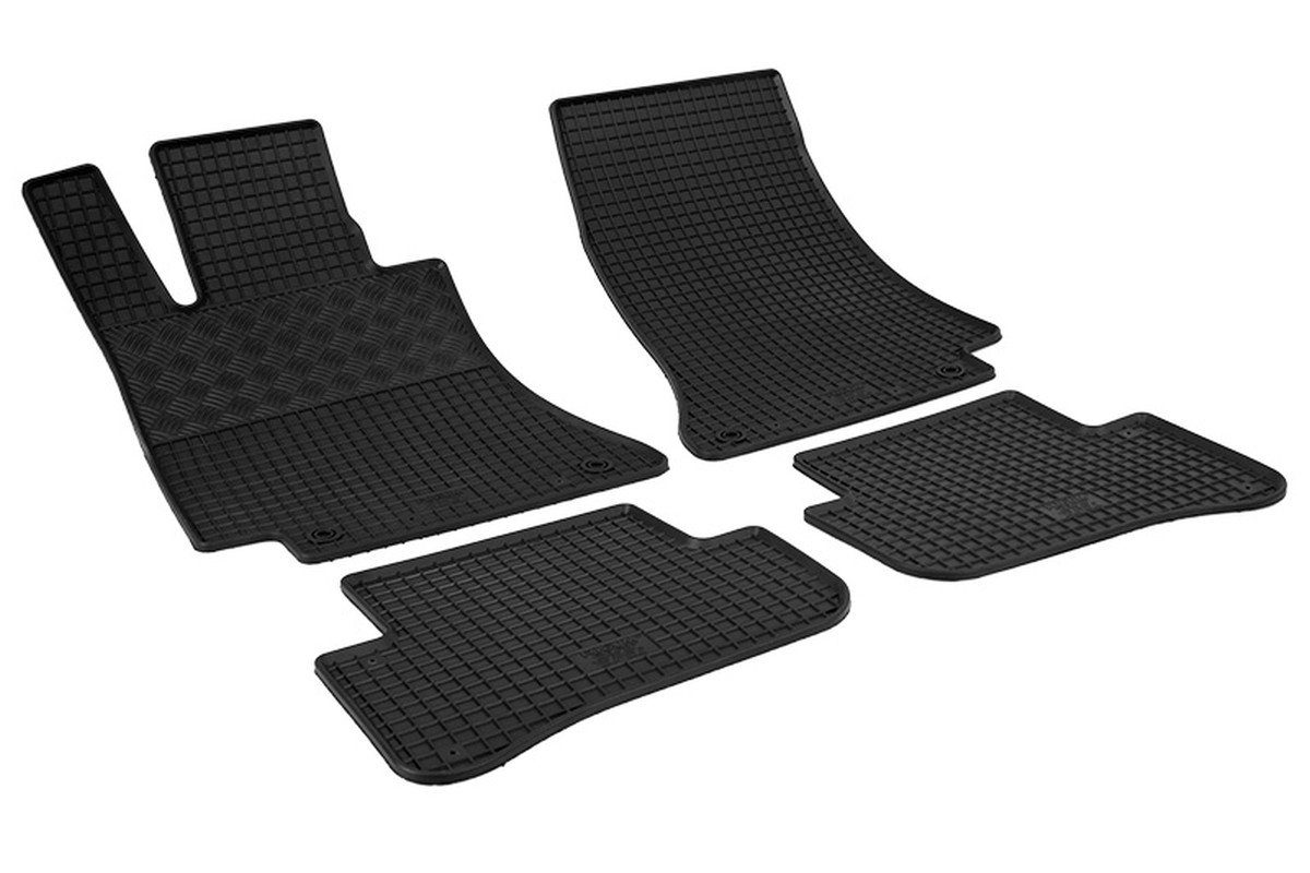 AZUGA Auto-Fußmatten Gummi-Fußmatten passend für Mercedes C-Klasse W205/S205 ab 2014-2/2021, für Mercedes C-Klasse 4-türer Stufenheck,5-türiges T-Modell