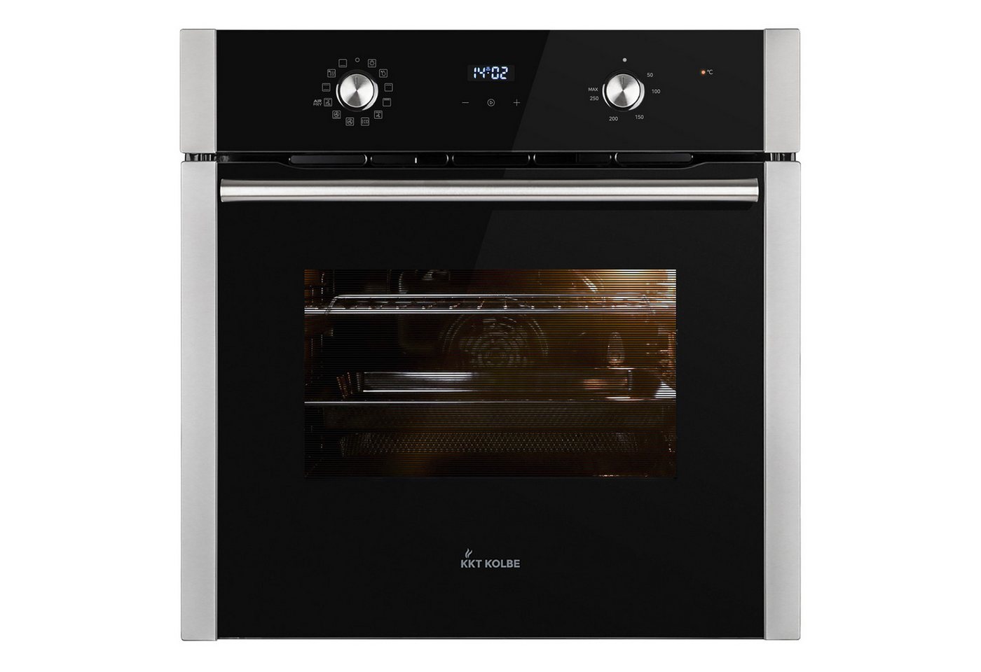 KKT KOLBE Einbaubackofen Backofen Elektroherd BO8810SS, DampfClean, 60 cm / Einbauherd / Kochmulde / Heißluft / AirFry / Katalyse