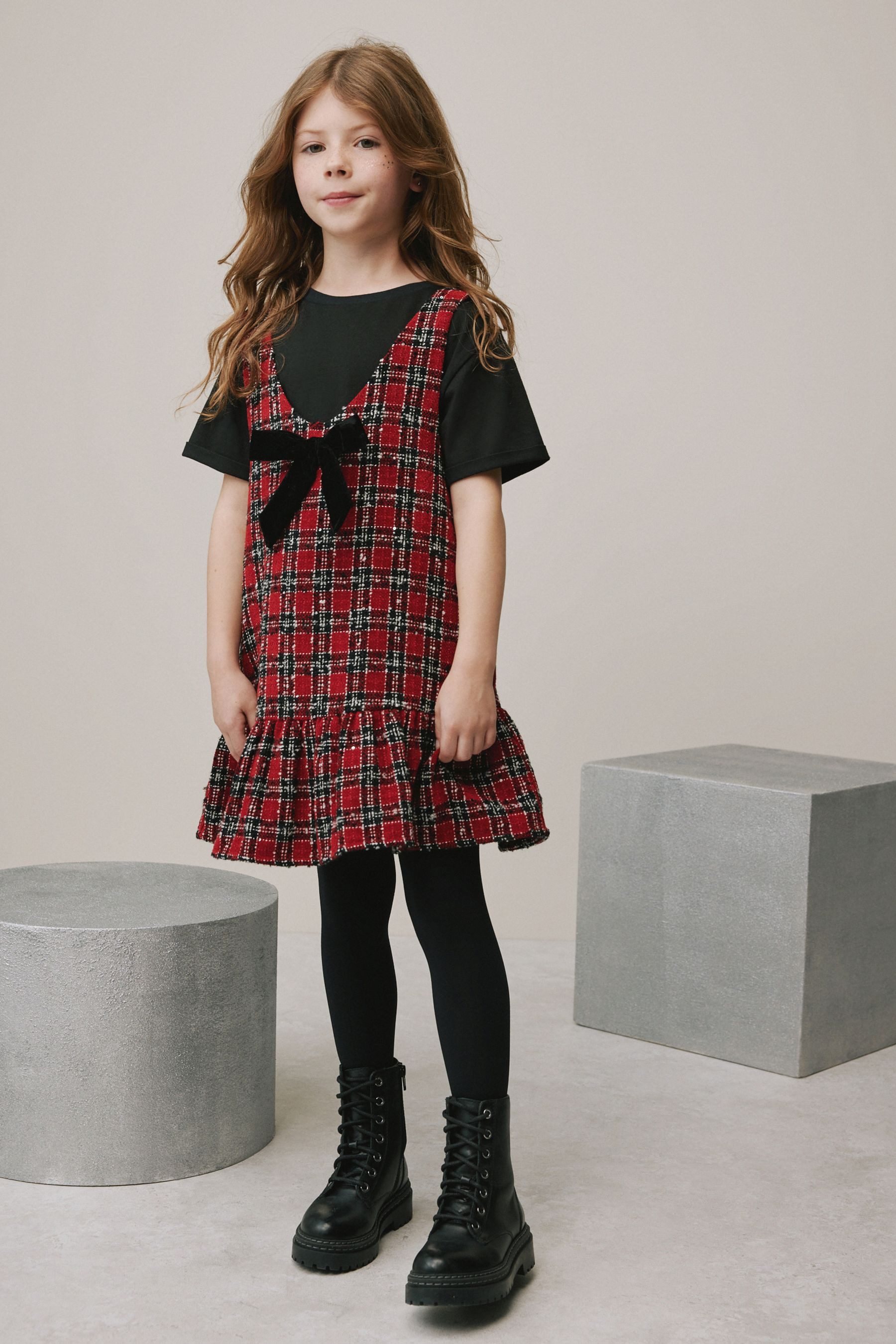 Next Shirtkleid Trägerkleid und T-Shirt im Set (2-tlg)