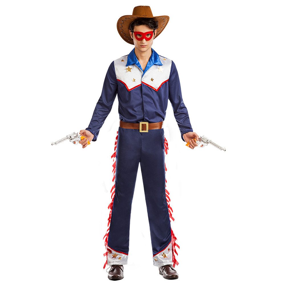 Cowboy-Kostüm Cowboy 'Sam' Kostüm für Herren, Mehrfarbig