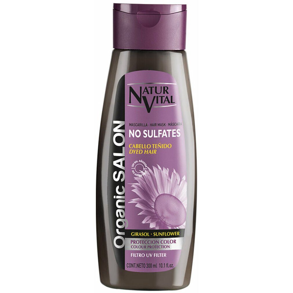 Natur Vital Salon Körperbürste Organic ml) sulfatfreie Haarmaske Vital (300 Natur