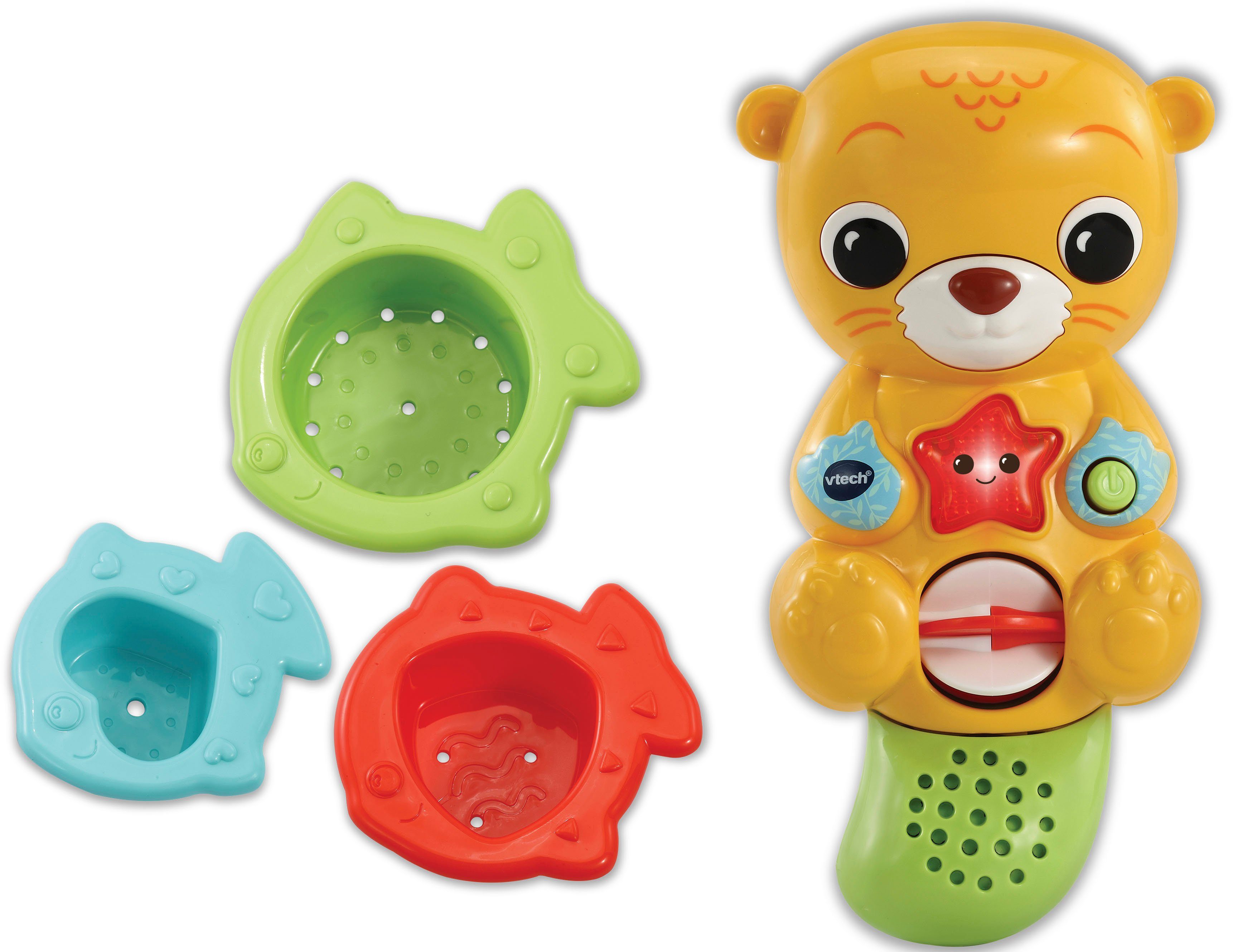 Vtech® Badespielzeug Vtech Baby, Badespaß Otter, Sound Licht mit und