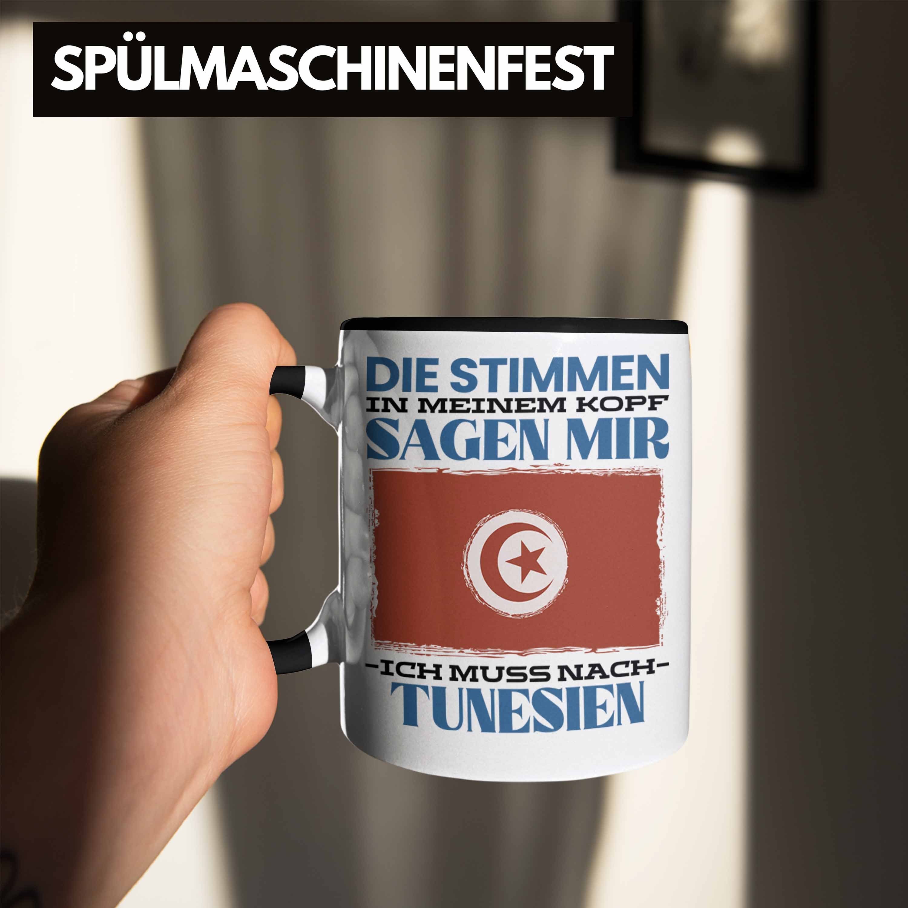 Tunese Geschenk Urlaub Tasse Trendation Schwarz Geschenkidee Tasse Spruch Tunesien Heimat