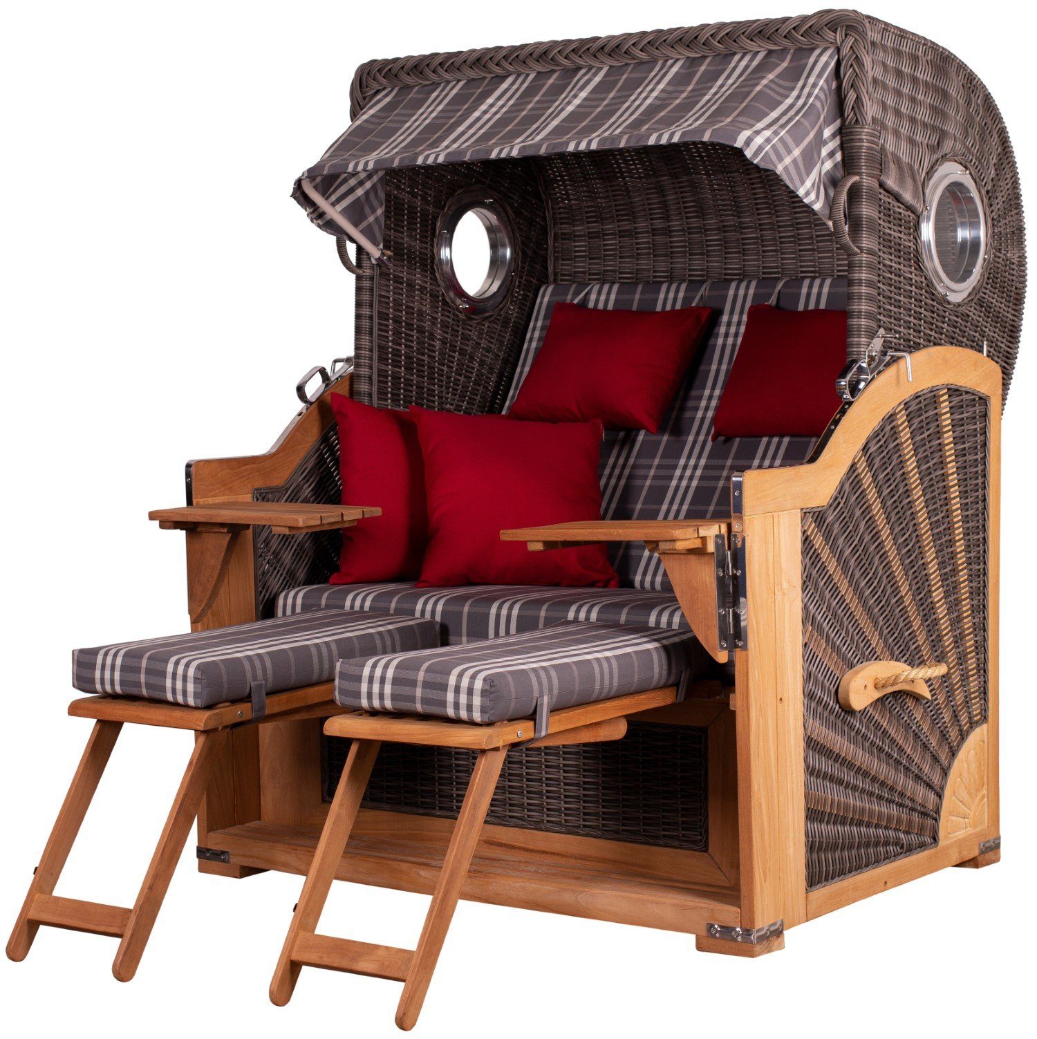 deVries PURE® Strandkorb »Strandkorb deVries PURE® Albatros XL PE