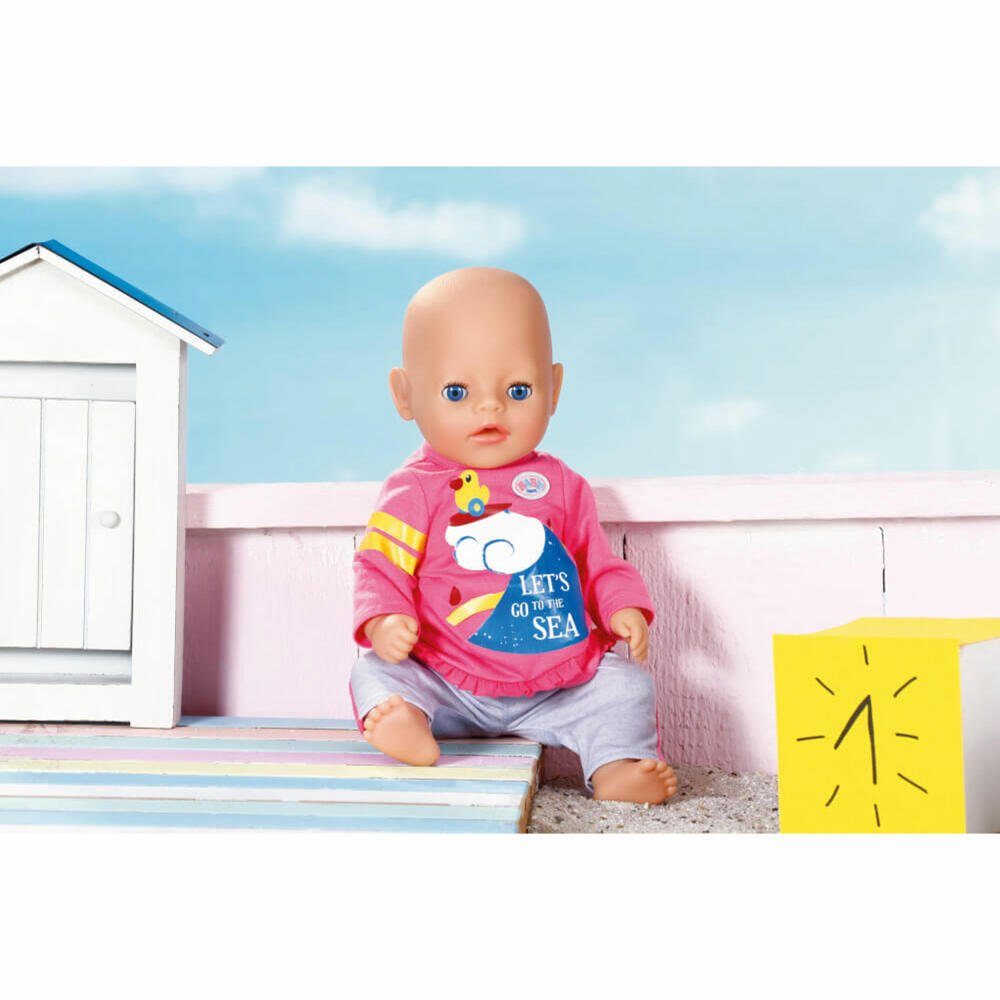 Freizeit Zapf Baby Outfit Little Born Pink Puppenkleidung Creation®