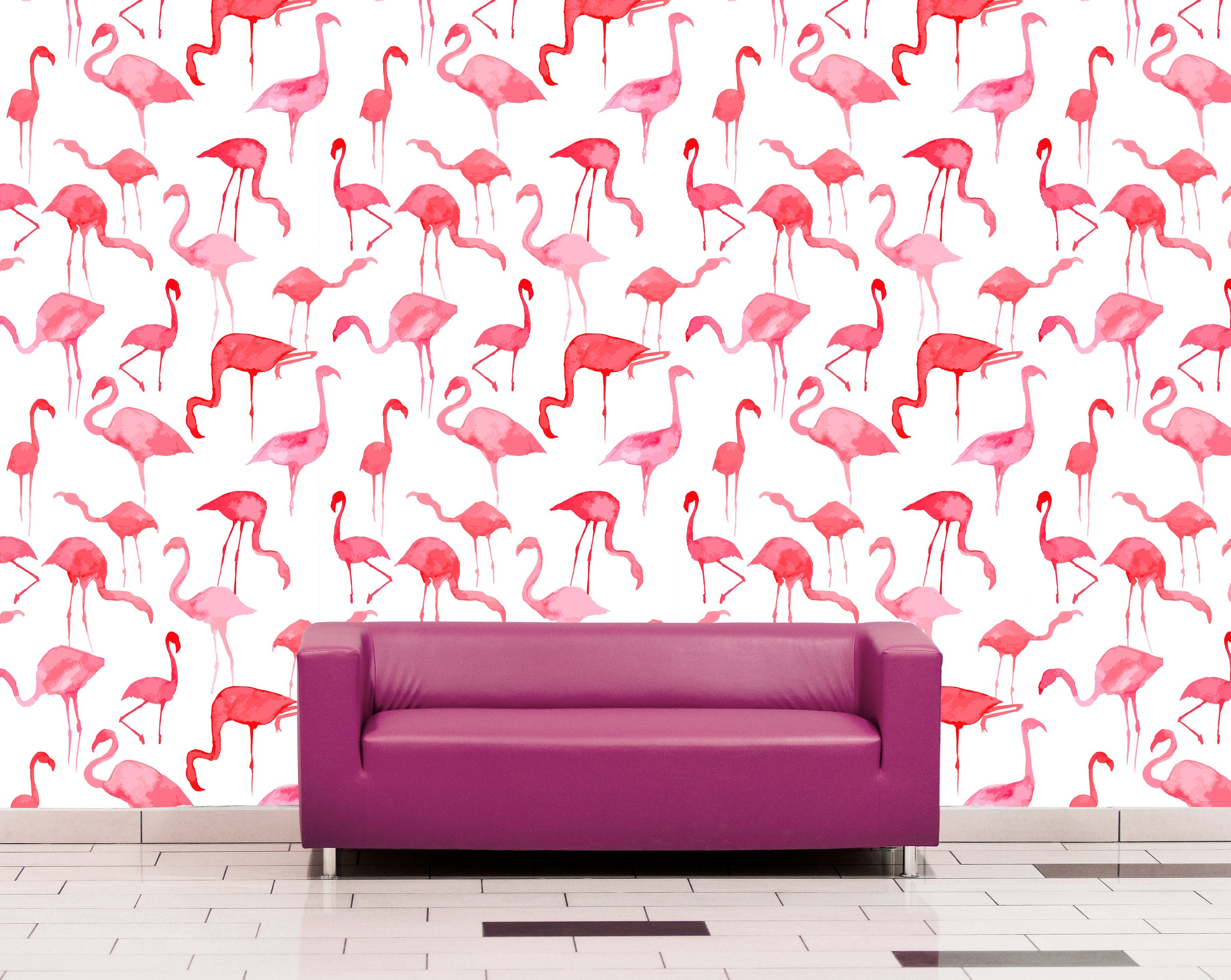 queence Vinyltapete Iesai, glatt, animal print, 90x250cm, selbstklebend, kinderleichte Anbringung, Sticker