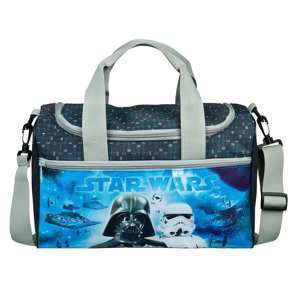 Scooli Sporttasche Star Wars Darth Vader mit Reißverschluss, Tragegriffen und Schultergur, Tasche; Umhängetasche, Schwimmtasche