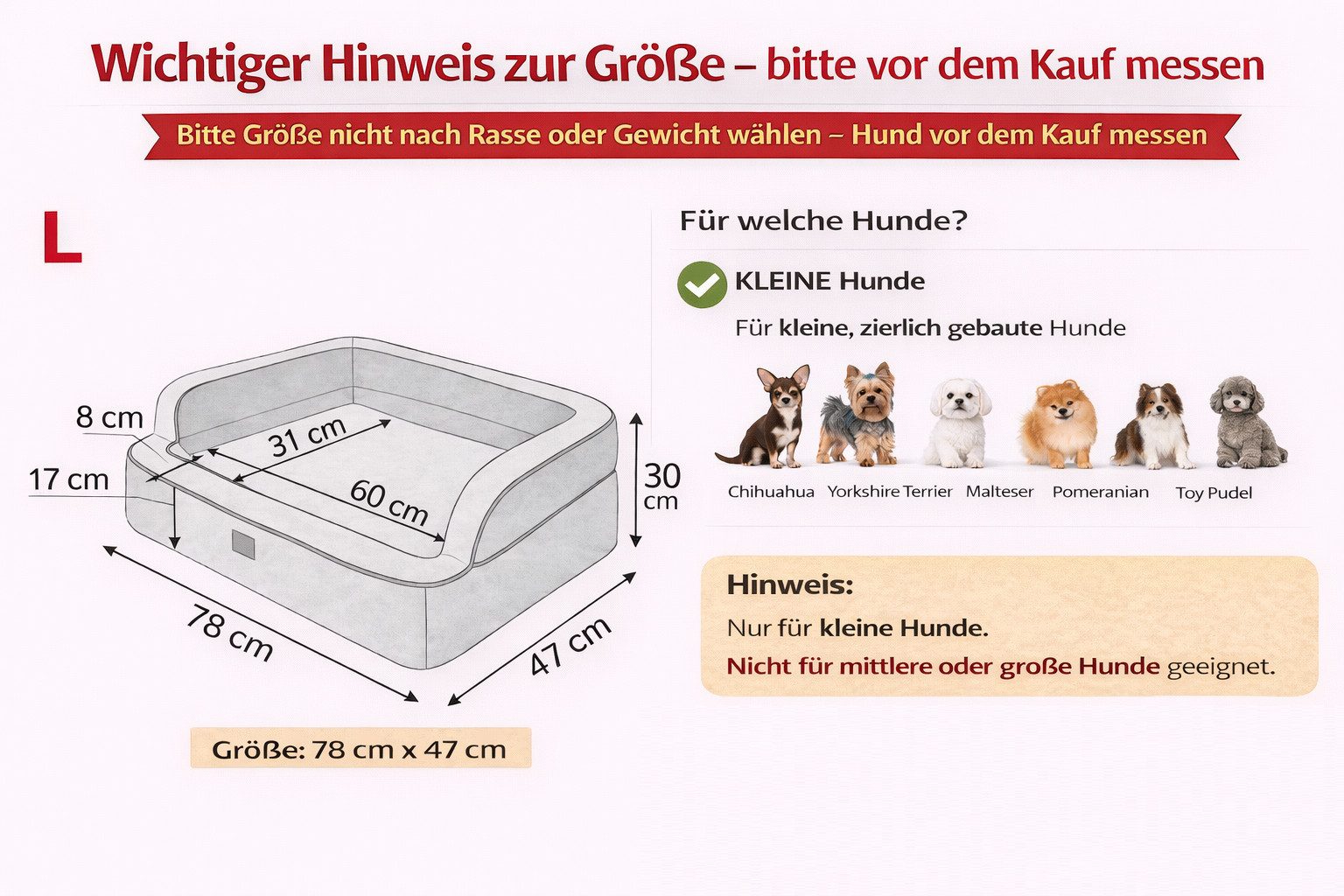 Hobbydog Tierbett Hundebett Schlafplatz Hundekissen Hundesofa Tierbett Hundematratze
